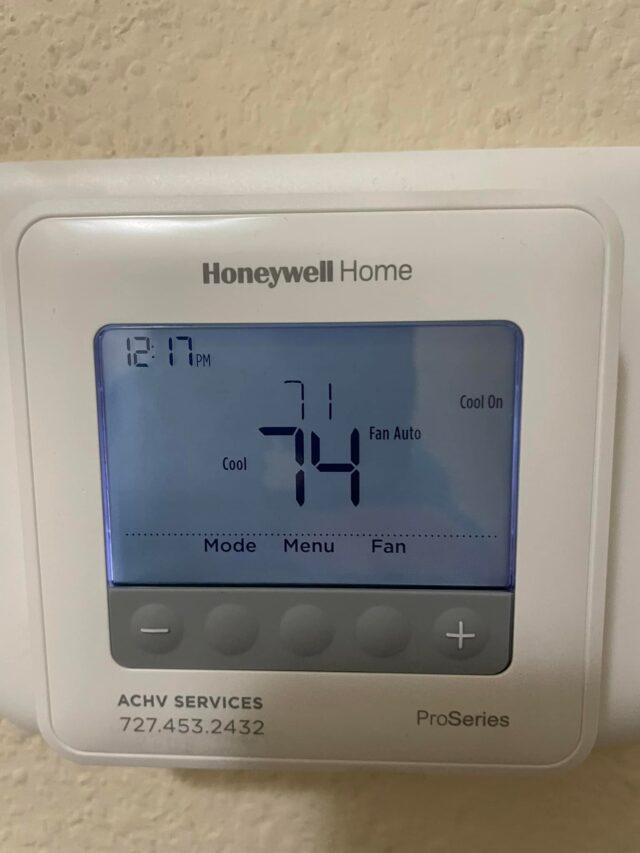 Honeywell Home thermostat smart programming
